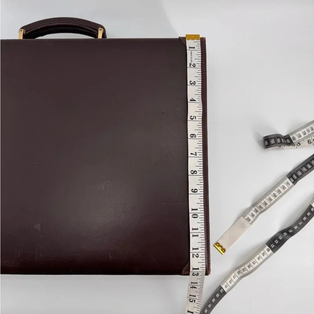 Mark Cross Vintage Leather Brown Briefcase